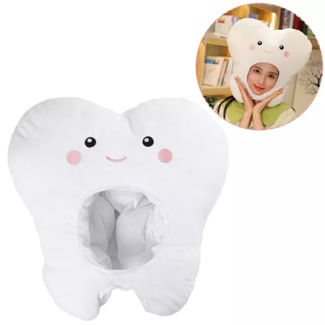 Cappello Odontoiatrico Pp Cotone Divertente Forma Denti Cappello Carnevale Forniture Cosplay