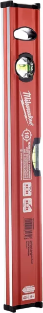 Milwaukee 4932459090 40 cm/16-Inch Redstick Slim Level - Red/Black