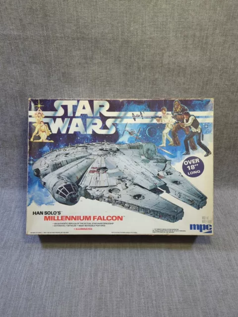 Star Wars 1979 Han Solo's Millennium Falcon MPC #1-1925 solo piezas incompletas