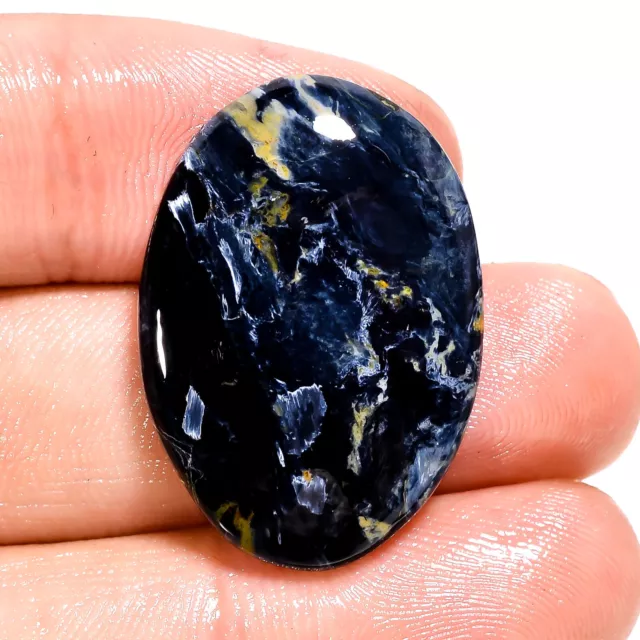 Natural Chatoyant Pietersite 29X20X5 MM Oval Cabochon Loose Gemstone 22.00 Cts.