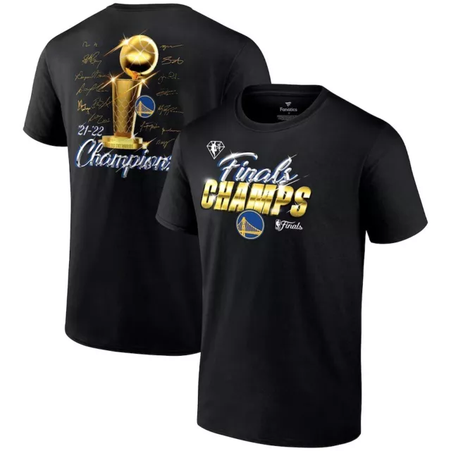 Golden State Warriors Shirt Mens XL Black T-Shirt 2022 NBA Champs Fanatics Tee