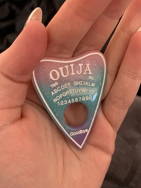 Cuidador de aguja de tablero Ouija rosa púrpura ombre para bordado de punto de cruz