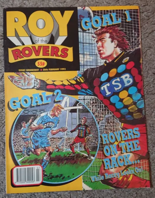 Roy of the Rovers UK Comic 20th February 1993