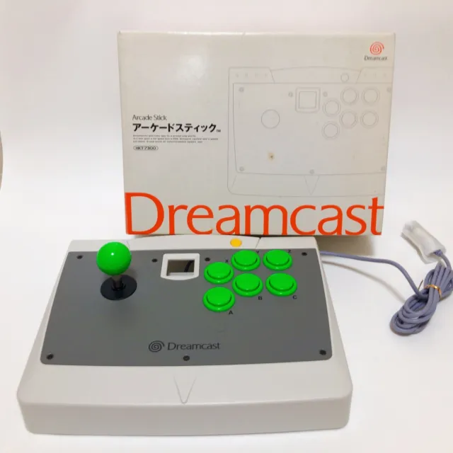 Arcade Joystick HKT-7300 Controller Official Sega Dreamcast Tested