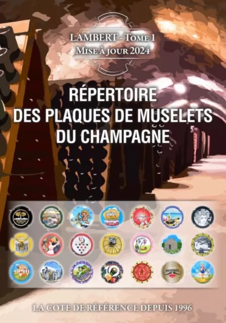 Répertoire des plaques de muselets du champagne LAMBERT 2024