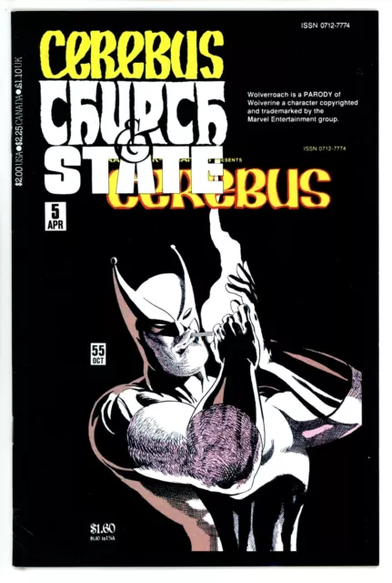Cerebus: Church & State #5 Aardvark-Vanaheim FN+ (1991)