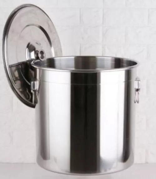 Faitout Marmite Cuve Geante 30L Inox 304 Pour Biere Cidre Jus  De Pomme