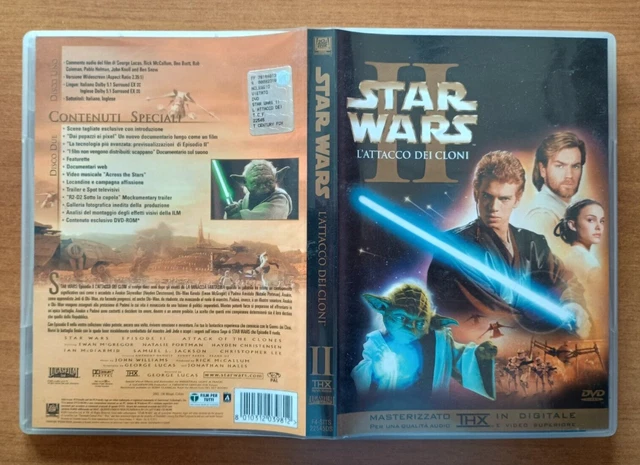 DVD: STAR WARS Ii L'attacco Dei Cloni - Anno 2002 - Contiene 2 Dvd EUR ...