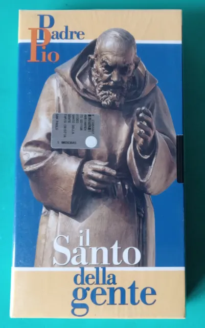 PADRE PIO Il Santo Della Gente (1999) VHS ORIGINALE Edizioni SAN PAOLO - NUOVA📼