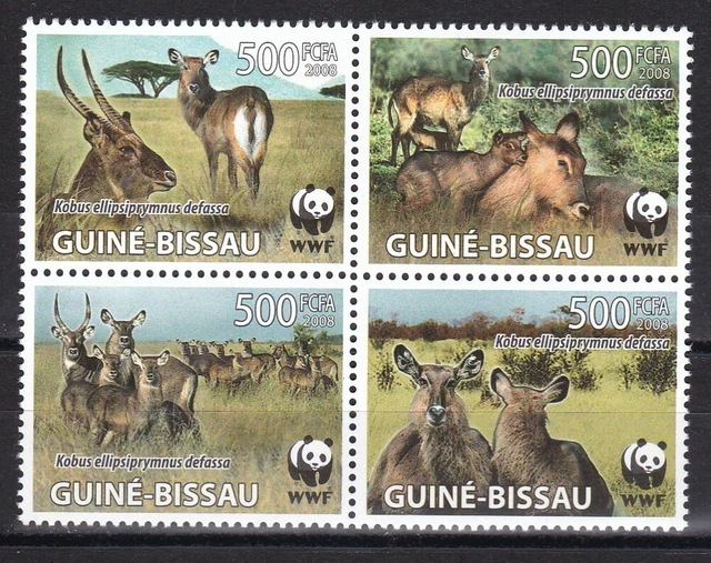 Guinea-Bissau, Fauna, WWF, Animals MNH / 2008