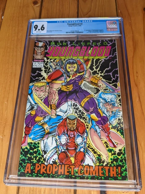 Youngblood #2 Pink Variant (Image 1992) Cgc 9.6 1St Shadowhawk & Prophet!!! 2