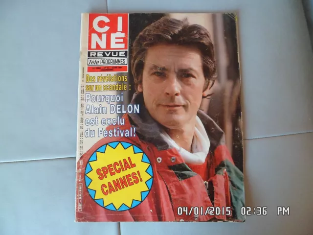 Cine Revue N°19 10/5/1984 Alain Delon F.astaire V.kaprisky C.deneuve      G93