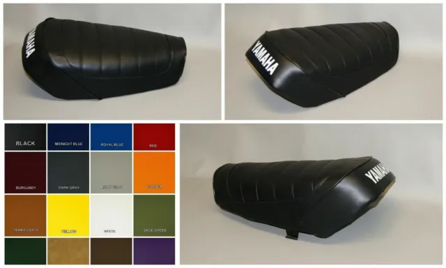 Yamaha MX80 Seat Cover MX 80 Mini Enduro in 25 COLORS Quilted     (E/W/ST)