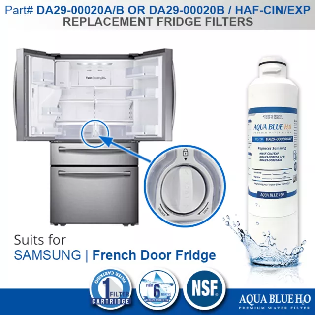 SRF719DLS Samsung Fridge Premium Replacement Water Filter  DA29-00020B 3