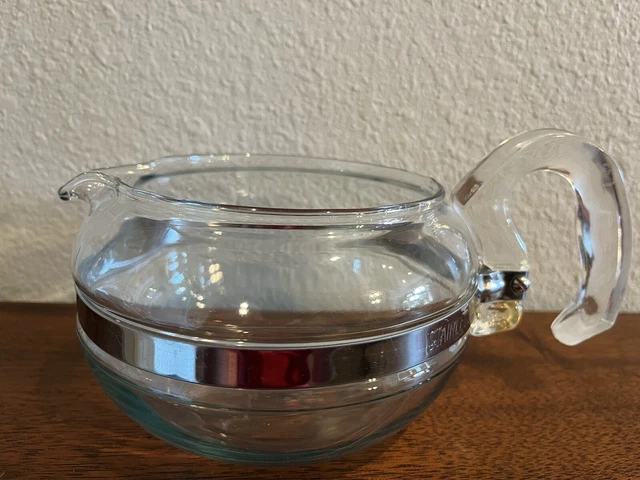 Vintage Pyrex Flameware Glass Tea Kettle Carafe 6 Cup 8336 without Lid USA