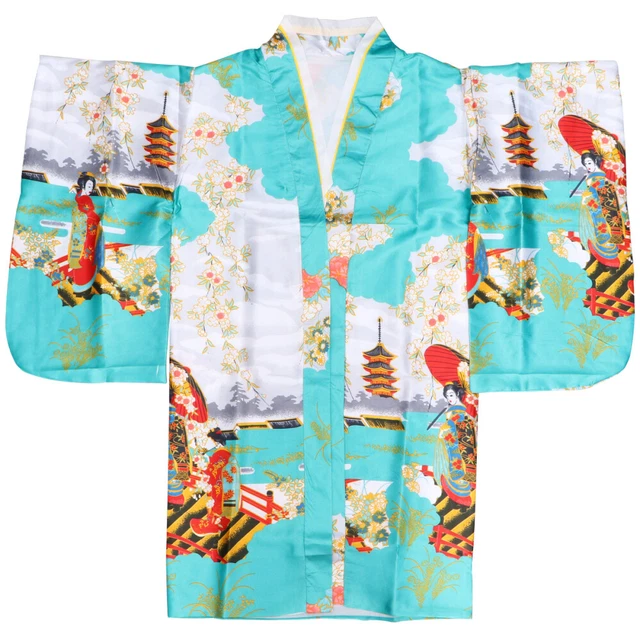 Antico kimono giapponese costumi performance palcoscenico donna