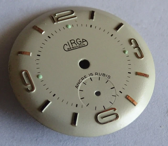 Cadran De Montre BBF Besançon - Calibre VC 233 - Antichoc - 15 Rubis - Plat