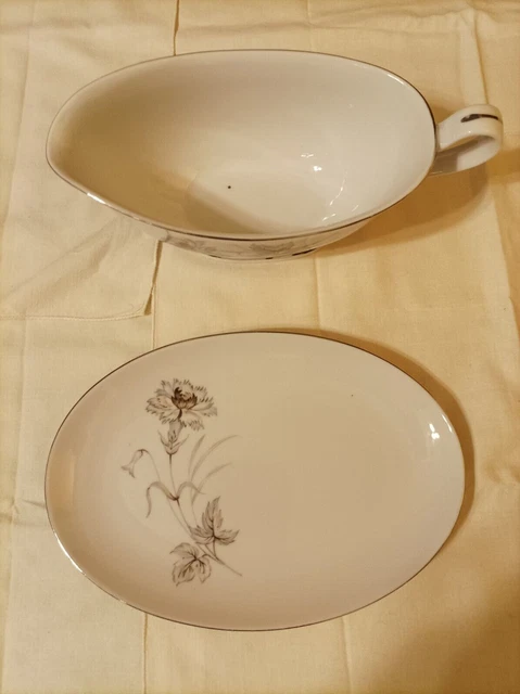 Seyei China Tableware - Nagoya Japan - Salsiera e Piatto 