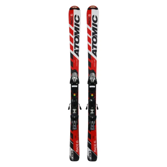 Gebrauchte Junior Ski Atomic Race 5/6 + Bindungen - Qualität B 140 cm