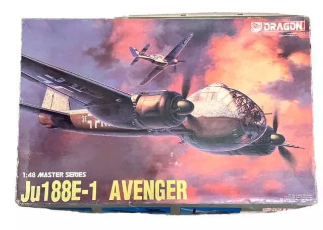 Dragon Model Aircraft Kit 1/48 Scale Junkers Ju 188E-1 Avenger Master Series