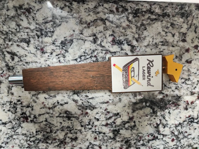 Birdsong Brewing Company Rewind Lager Tap Handle Knob Charlotte NC Used