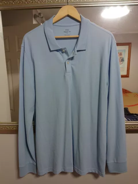 mens ms polo shirt xl blue