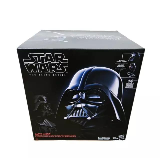 Casco Hasbro Star Wars Darth Vader The Black Series réplica E0328 MiB NUEVO & EMBALAJE ORIGINAL