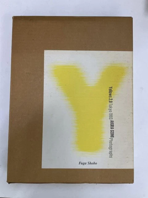 AKIRA GOMI YELLOWS 2.0 1993 Tokyo with box 1st Edition photo book 
