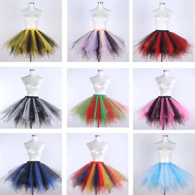 Women Skirts Tutu Princess Fashion Ballet Fluffy Skirt Tulle Petticoat Skirts