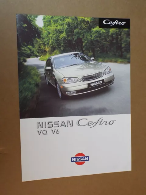 1999 Nissan Cefiro VQ V6 (Maxima) original 4 page brochure