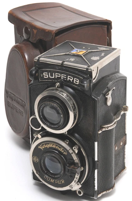 Voigtlander Superb 120 film TLR camera 6x6 w. Heliar 3.5/7.5cm NOTTESTED