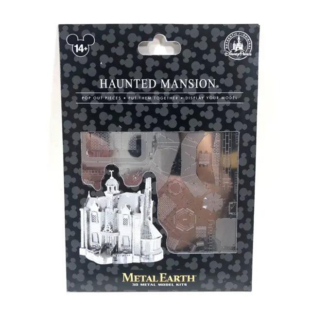 Disney Parks The Haunted Mansion Metal Earth 3D Model Kits RETIRED! - NEW