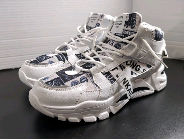 FASHION SPORTS PROFESSIONAL SKATEBOARD SHOES MEN\'S SIZE 10.5 (44) WHITE  NWOT Fashion Professional Skateboard White Shoes Size 10/44 | eBay main image 4