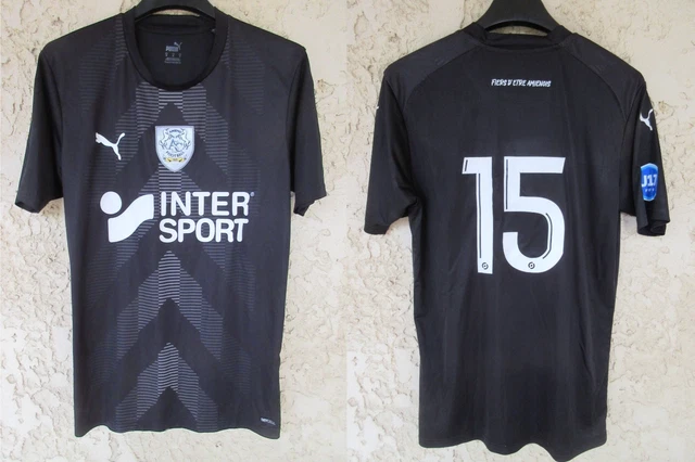 Maillot ASC AMIENS vintage porté Landry BONNEFOI goal