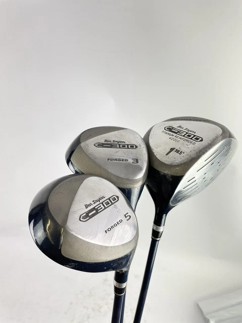 Ben Sayers Golf Woods Set Driver, 3 & 5 Wood M Senior Graphite /New Grips /5359