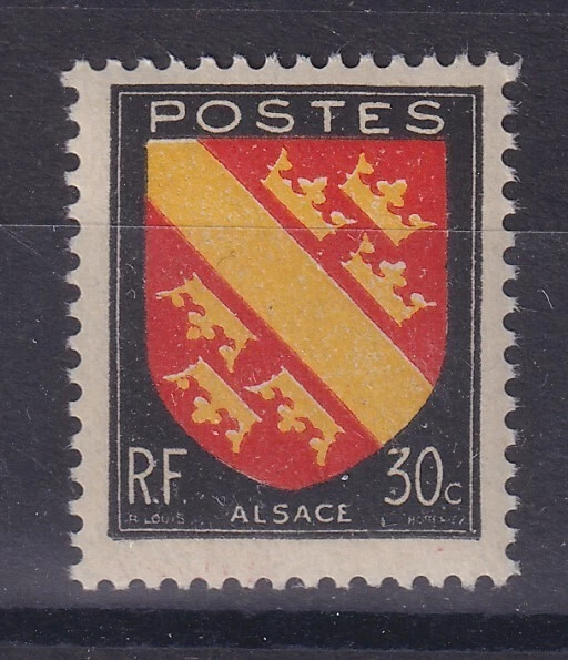 france-ann-e-1946-armoiries-de-provinces-alsace-n-756-r-f-11209-eur