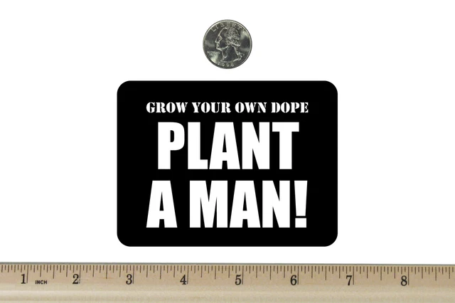 3 x 4 Biker Refrigerator Magnet Grow Your Own Dope BM279