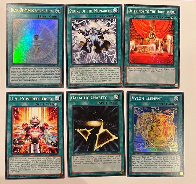 6 ASSORTED YUGIOH Trading Cards 1996 Kazuki Takahashi 1st Edition Lot