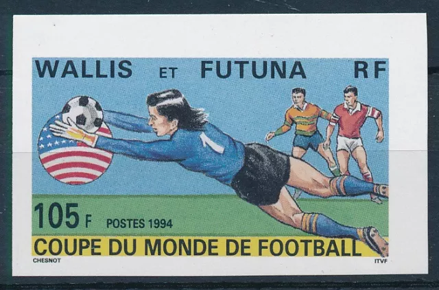 [BIN8512] Wallis & Futuna 1994 Worldcup good stamp VF MNH imperf value $45