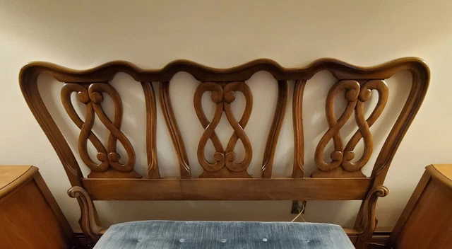 Vintage Headboard, Footboard, & Frame -Queen size