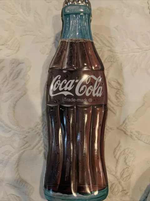 Coca Cola Bottle Shaped Tin Box 1996 