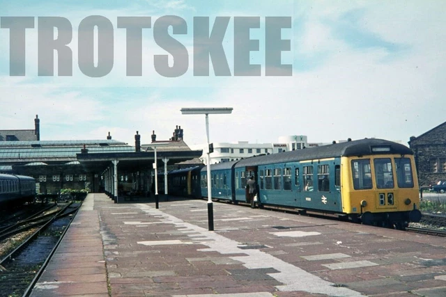 35mm Slide BR British Railways Scene View Morecambe Station 1974 Original