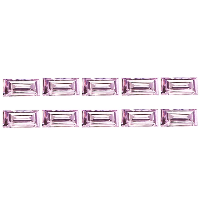 0.11Ct "IF" Taille Baguette Véritable Argyle Non Traité - Diamant Rose...