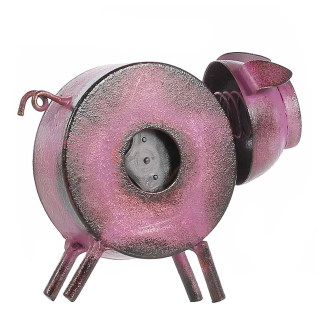 Hierro Gallina Reloj Adorno Retro Despertador Reloj de Mesa De Estaño Navidad