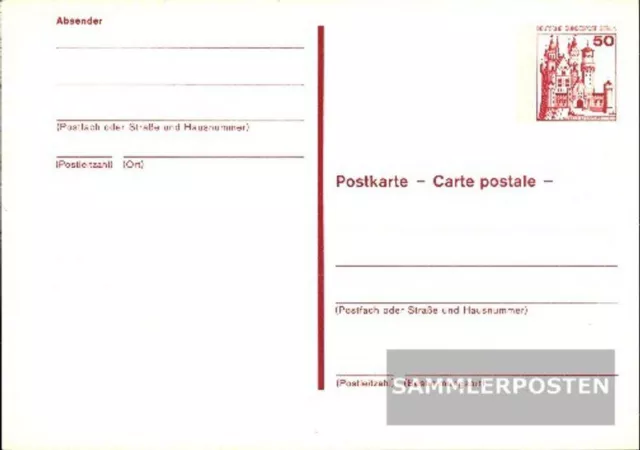 Berlin (West) P105 Amtliche Postkarte gefälligkeitsgestempelt gebraucht 1977 Bur