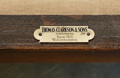 Fine Thomas Clarkson & Son Ltd Circa 1940 Hand Carved Claw & Ball Foot Stool 2