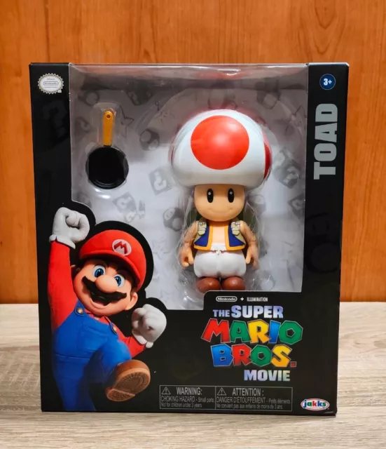 JAKKS PACIFIC: Figurine en peluche du film Super Mario Bros. Mario 30 cm  Jakks Pacific - Vendiloshop