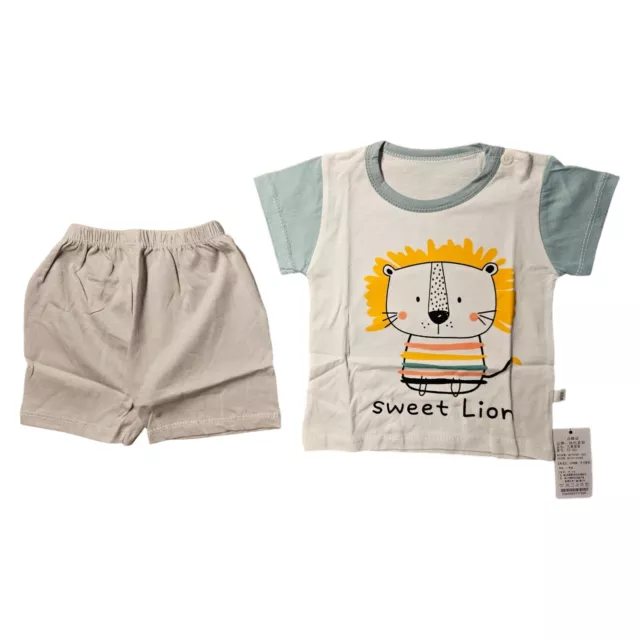 Mignon Bébé Lion Lot Pantalon Shirt Taille 1 Année 80cm - Doux Lion