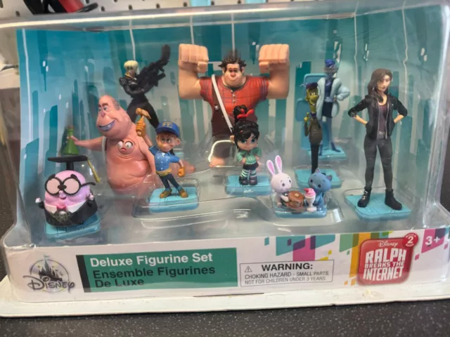 Disney Store Deluxe Figurine Set Ralph Breaks The Internet Wreck It Ralph Figure