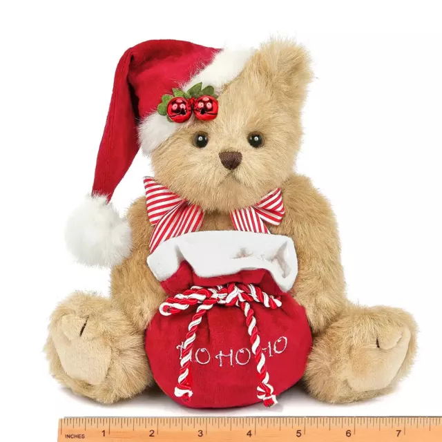 Bearington Collection 173221 Jolly Jingles the Santa Bear Jointed Plush Soft Toy 3